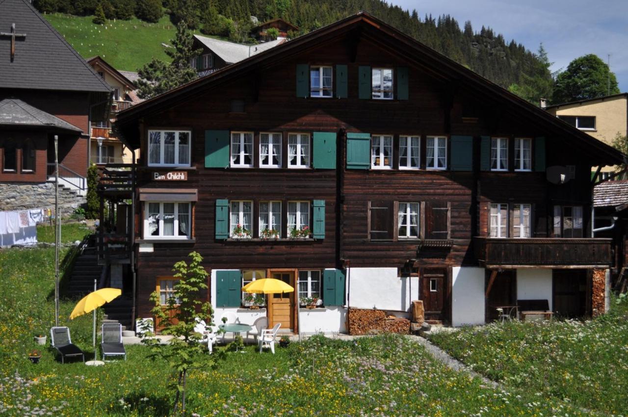 Studio Bim Chalet Bim Chilchli Мюррен Экстерьер фото